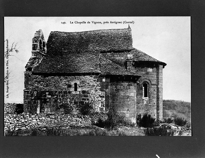 La chapelle de Vignon près Antignac (Cantal)