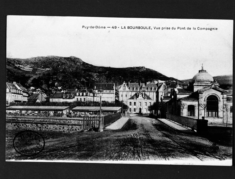 La Bourboule, Vue prise du Pont de la Compagnie