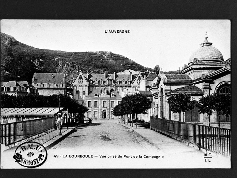 La Bourboule - Vue prise du Pont de la Compagnie