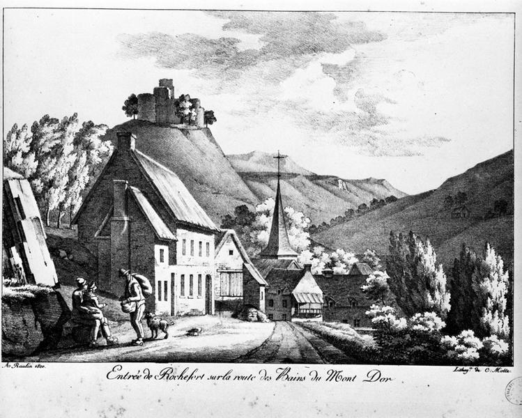 Entrée de Rochefort sur la route des Bains du Mont Dor