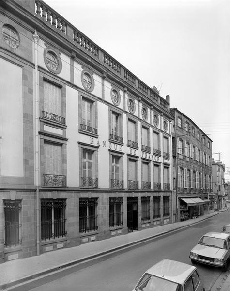 Elévation sur rue