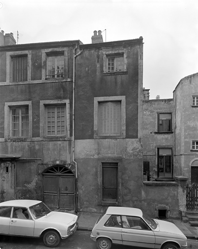 Elévation sur rue, partie droite