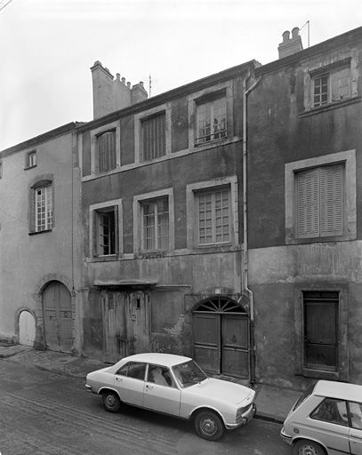 Elévation sur rue, partie gauche