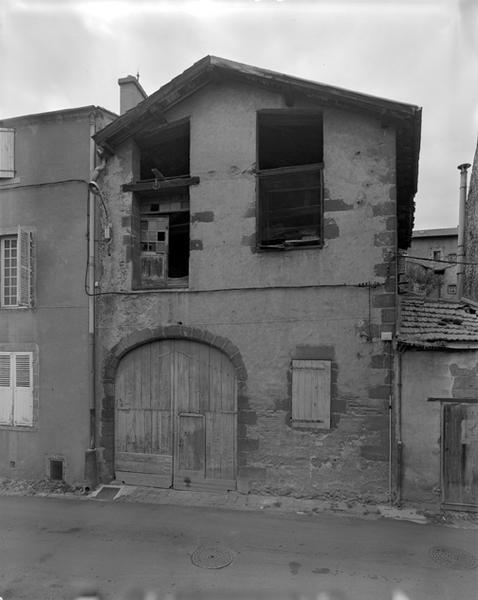 Edifice disparu : 27 rue Sirmond, élévation sur rue