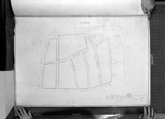 Plan d'alignement, 6e division, par Faurèle, 1872