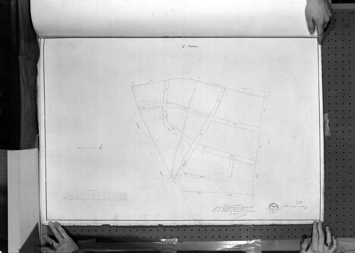 Plan d'alignement, 4e division, par Faurèle, 1872