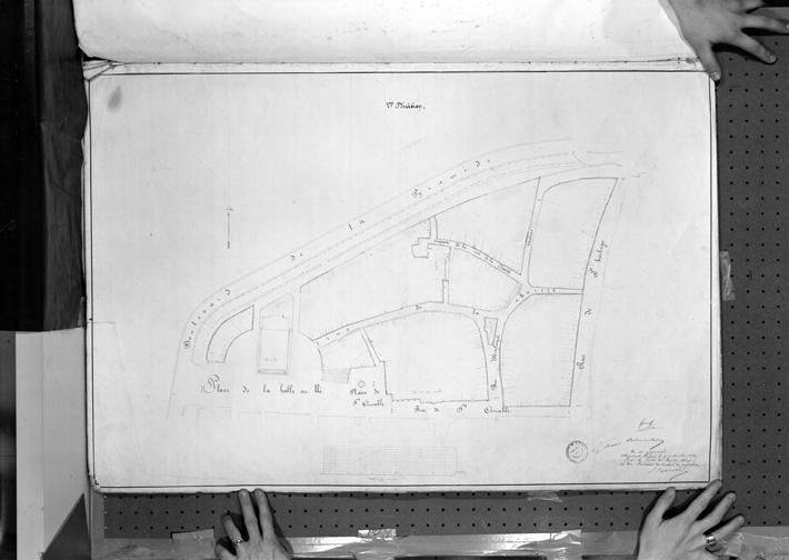 Plan d'alignement, 1ere division, par Faurèle, 1872