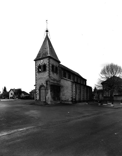 Vue générale de l'église depuis le sud