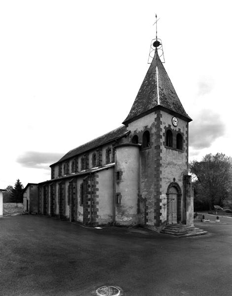 Vue générale de l'église depuis le sud-ouest