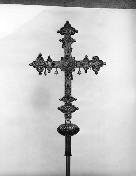 Croix de procession, revers, vue générale