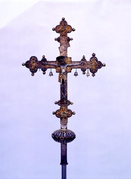 Croix de procession, avers, vue générale