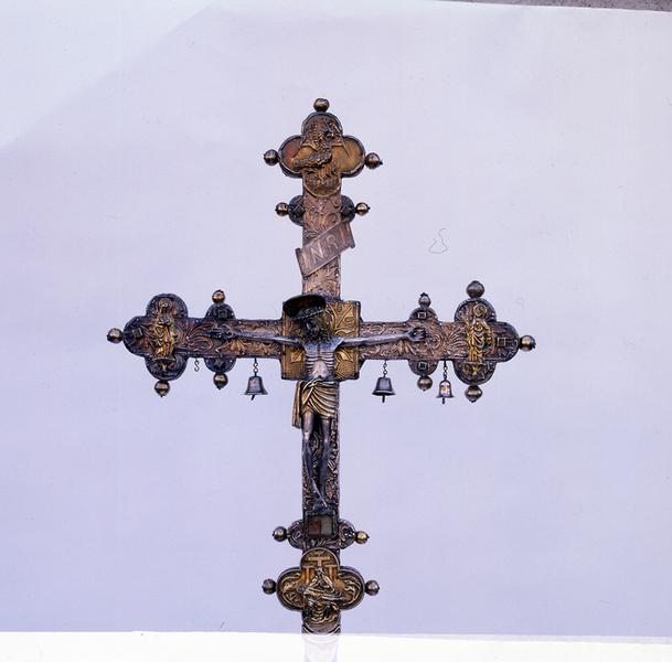 Croix de procession, avers, vue générale