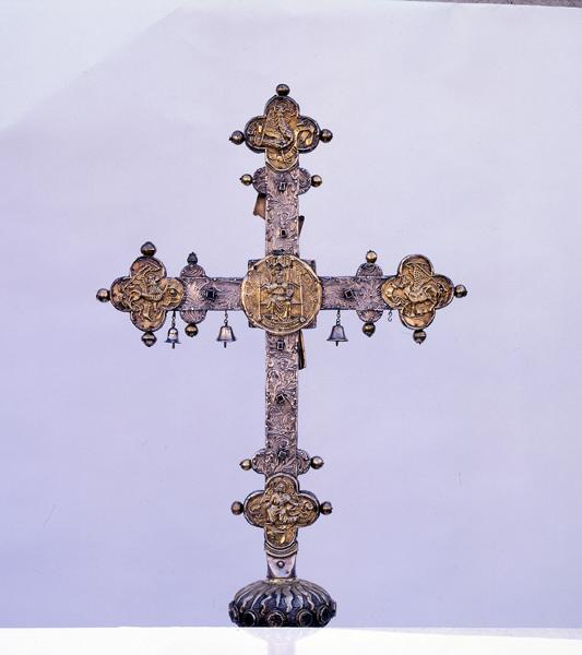 Croix de procession, revers, vue générale