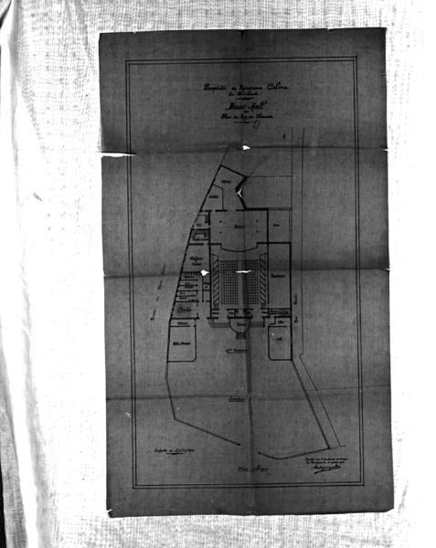 Propriété de Monsieur Celme. La Bourboule. Music-Hall. Plan du rez-de-chaussée.