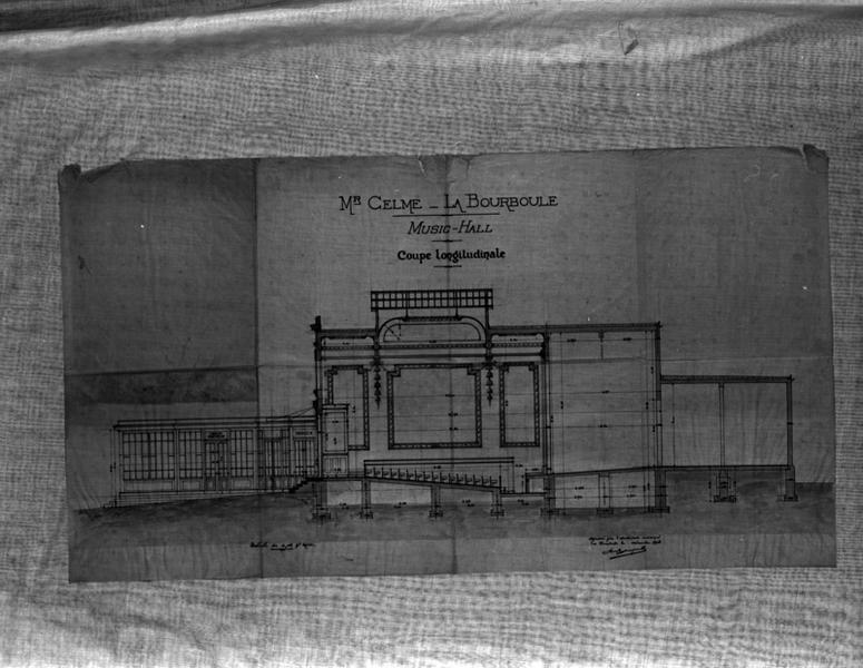 Mr Celme - La Bourboule Music-Hall Coupe longitudinale