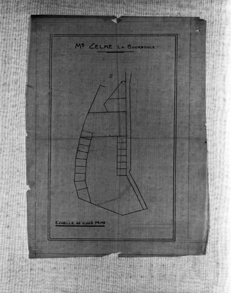 Mr Celme. La Bourboule. [Plan parcellaire schématique de ses propriétés].