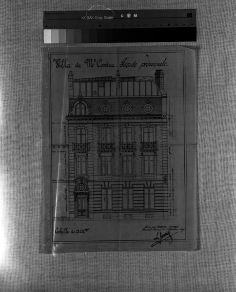 [Le Mont-Dore] Villa de Mr Cossira Façade principale