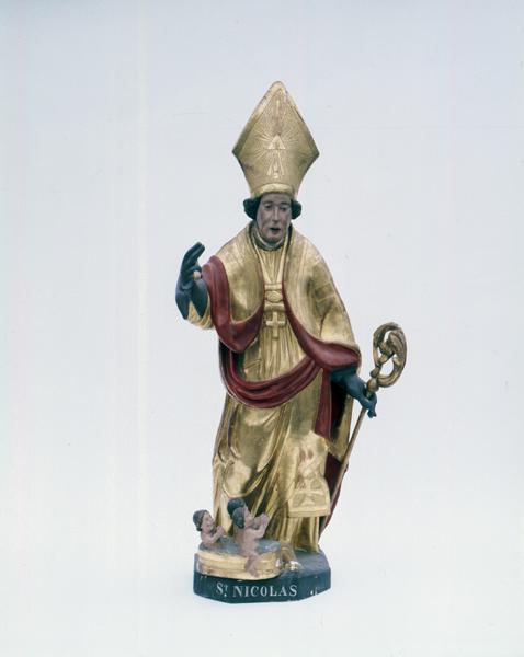 Statue (petite nature) : saint Nicolas de Myre