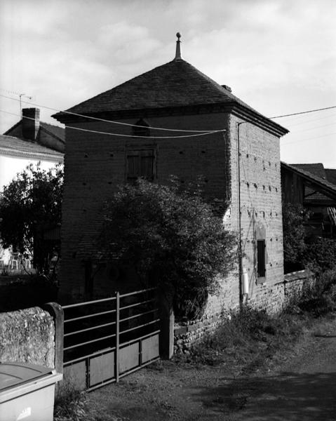 Vue générale d'un pigeonnier sur four à pain (Demolles, Luzillat)