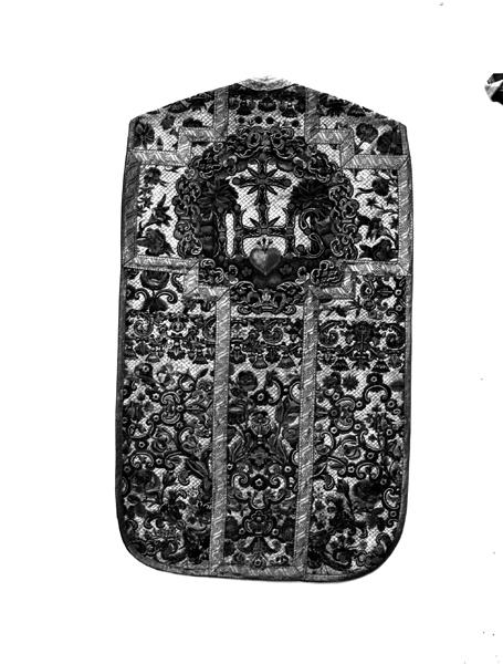 Chasuble, dos, vue générale