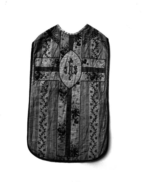 Chasuble, dos, vue générale