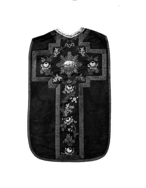 Chasuble, dos, vue générale