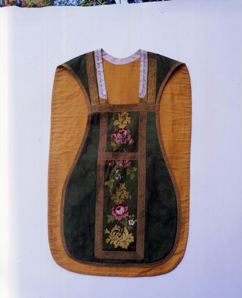 Chasuble, devant, vue générale