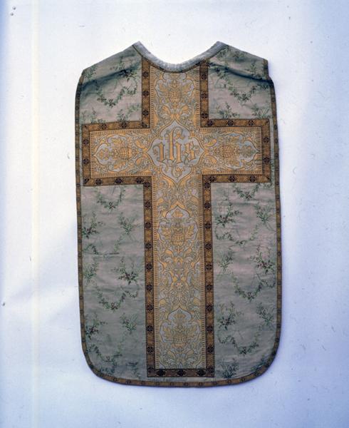 Chasuble, dos, vue générale