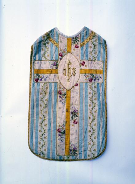 Chasuble, dos, vue générale