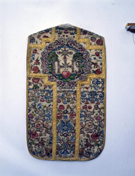 Chasuble, dos, vue générale