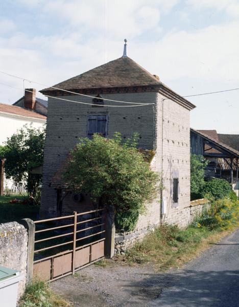 Vue générale d'un pigeonnier sur four à pain (Demolles, Luzillat)