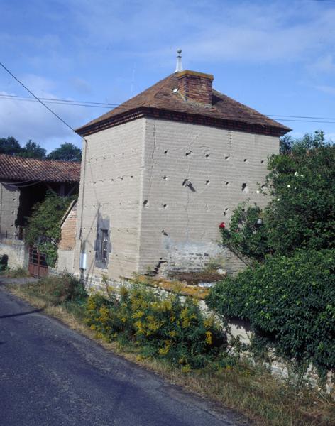 Vue générale d'un pigeonnier sur four à pain (Demolles, Luzillat)