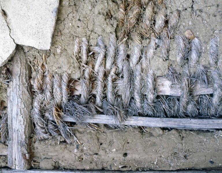 Détail de torchis (village de Vendègre)