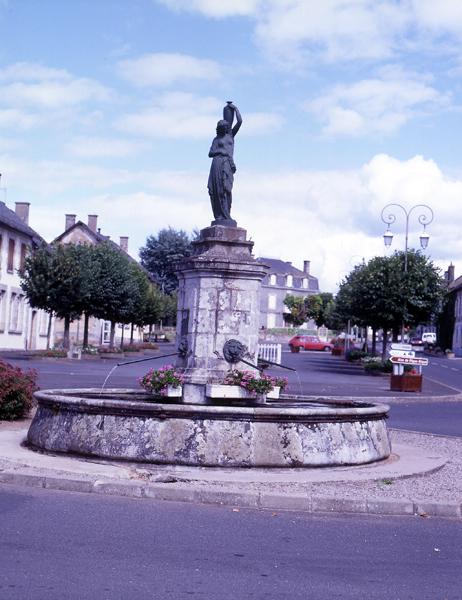 Vue générale de la fontaine