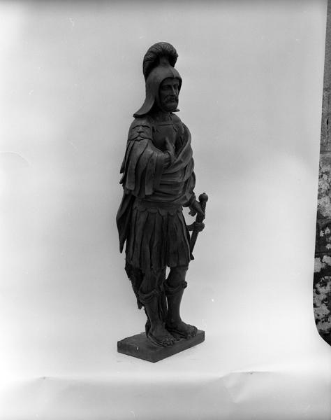 Statue (petite nature) : saint Maurice d'Agaune