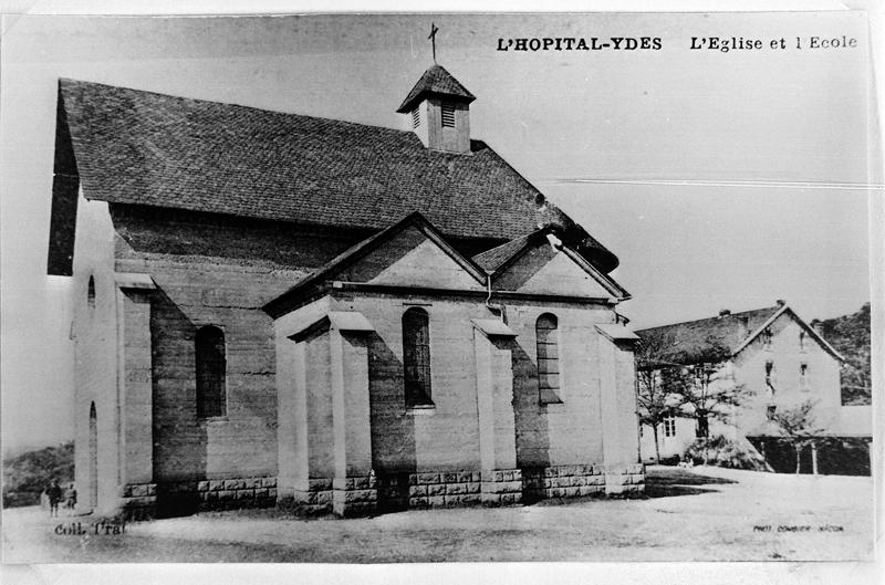 Hôpital, église et l'école