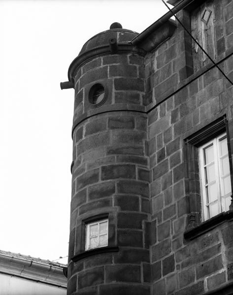 Détail de la tourelle d'angle, au nord-est