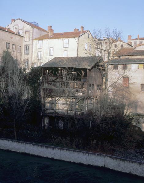 Vue générale de la tannerie depuis le sud-est