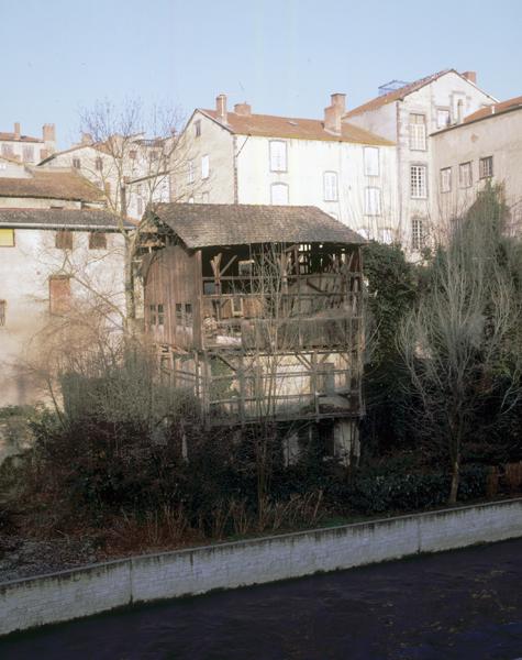 Vue générale de la tannerie depuis le sud-est