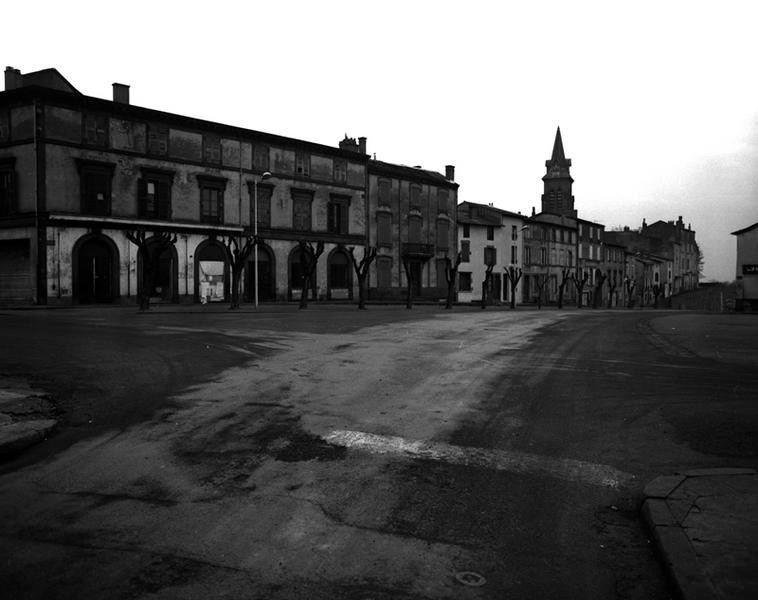 Vue générale du boulevard Bergougnoux depuis la rue des Granges
