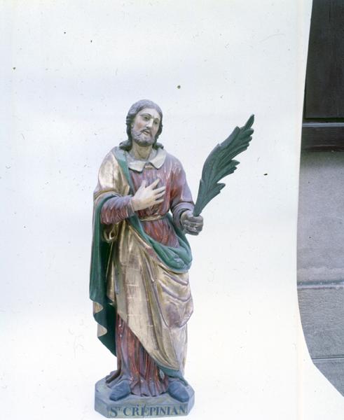 Statue (demi-nature) : saint Crépinien