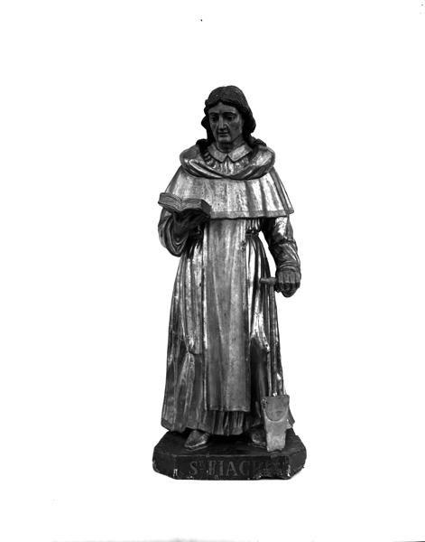 Statue (demi-nature) : saint Fiacre de Brie