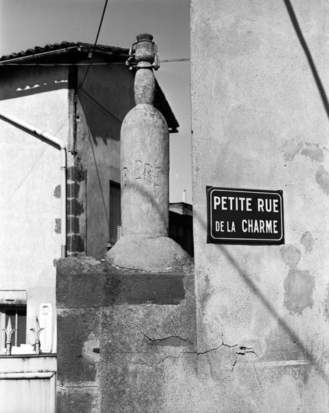 Détail du décor du portail d'entrée (ancienne fabrique de limonade)