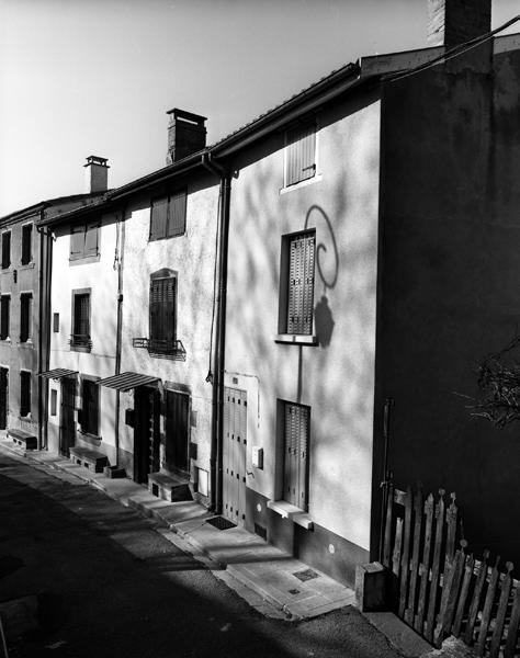 Vue de maisons boulevard Bergougnoux