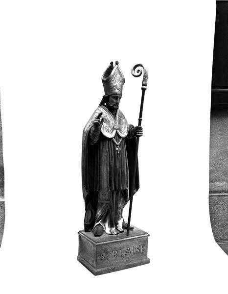 Statuette : saint Blaise de Sébaste