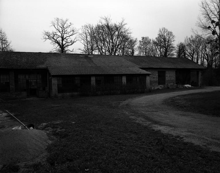Vue générale des ateliers de l'ancienne filature, puis savonnerie, de Moulin-Pré.