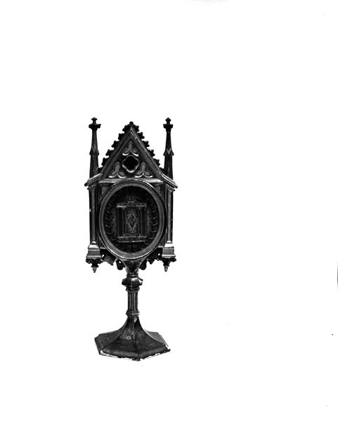 Reliquaire-monstrance, style néo-gothique