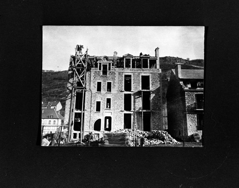 Villa La Frênaie en cours de construction Photographie ancienne