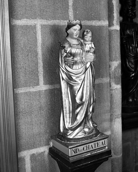 Statuette : Vierge à l'Enfant dite Notre-Dame du château