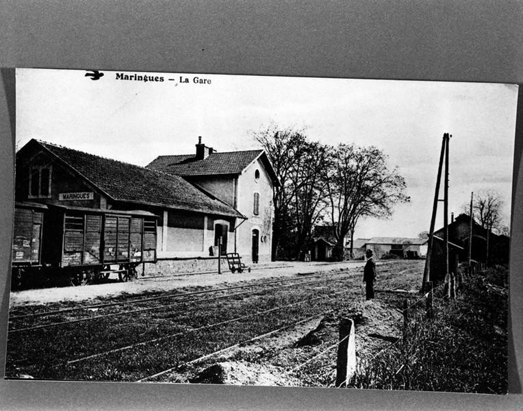 Maringues-La Gare, carte postale, sd, sn